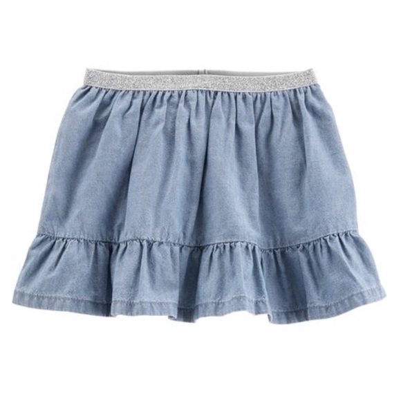Carter's Other - Carters Chambray Tiered Ruffle Skirt
